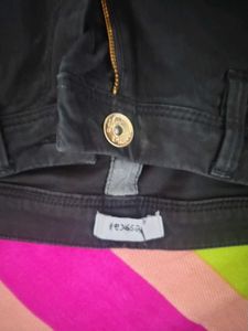 Classic Black Straight Leg Jeans