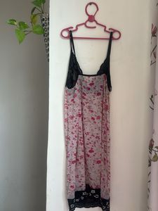 Floral Lace Trim Lingerie