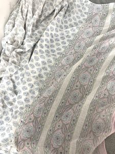 Pink Floral Print Kurti