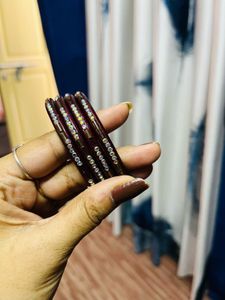 100 Bangles Set metals and glass