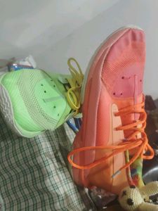 Vibrant Color Block Sneakers