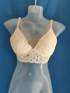 victoria's secret Elegant White Lace Bralette