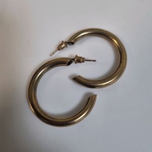 294. Oxidised Golden Hoops Combo