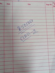 Class 11 Biology Notes