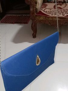 Elegant Blue sling bag / Clutch