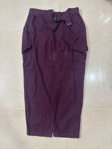 GAP Burgundy Cargo Pants