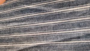 Blue Striped Button-Down Tunic