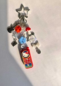 Y2K Hello Kitty Charm Keychain