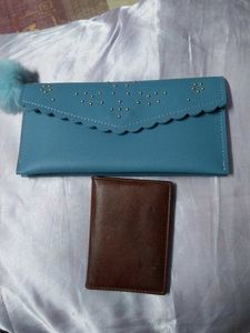 clutch with card holder