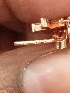 Stunning 925 Sterling Silver Stud