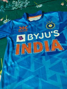 Men's Blue India Cricket Jersey