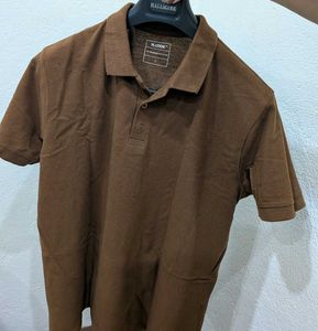 Men's Brown Polo Shirt