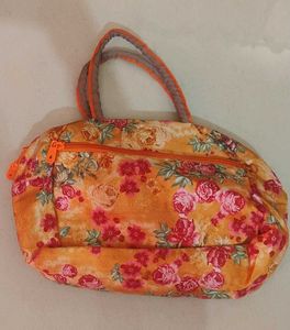 Vibrant Floral Hobo Bag