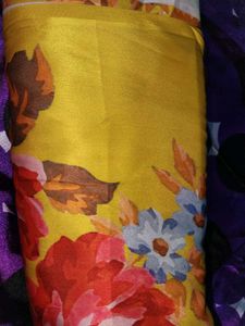 Vibrant Floral Saree