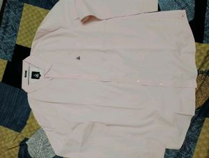 Men's Cotton Pink Shirt