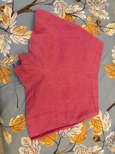 Pink High-Waisted Skorts