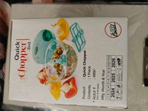 Quick 2-in-1 Food Chopper