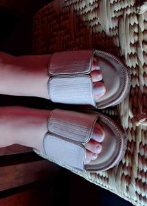 Neutral Slide Sandals
