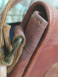 Classic Brown Leather Crossbody Bag