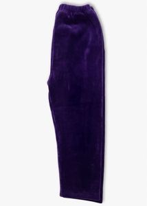 Faux Fur Purple Velvet Lounge Pants ✨