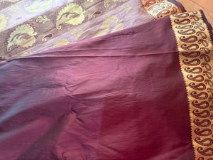 Elegant Paisley and Bird Print Saree