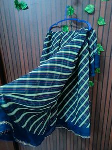 Stylish Striped Saree