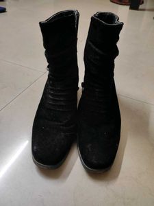 Black Mid Length Boots