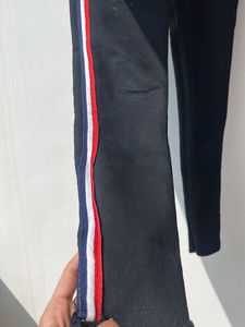 Striped High-Waisted Jeans