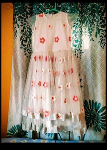 Beautiful Peach Party Dress