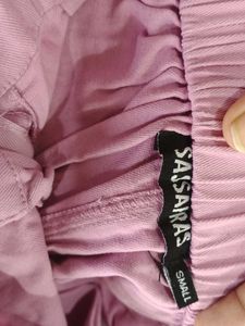 Light Pink Wide Leg Pants