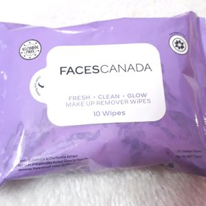 Faces Canada Fresh Clean Glow Makeup Remover Wipes
