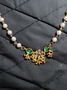Elegant Pearl Necklace &amp; Earring Set