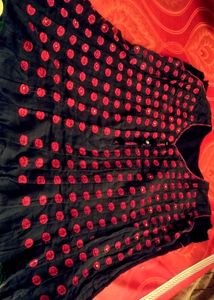 🍁Fully Embroidered Anarkali Kurti
