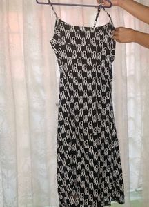 Stylish Monogram Maxi Dress