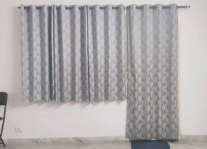 New-like 8+3 High Quality Woven Cotton Curtains