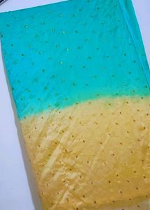 Green Golden Shining Dupatta