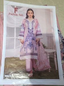 Farida Fab Pink Floral Kurta Set