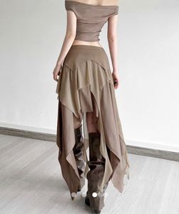 Asymmetrical Layered Skirt