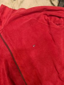 Tommy Hilfiger Red Track Jacket double zipper