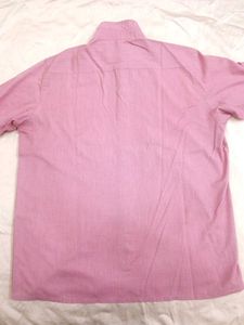 Men's Pink Button-Down Shirt