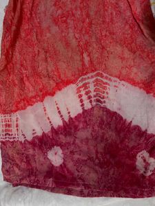 Boho Tie-Dye Kurti Tunic Top