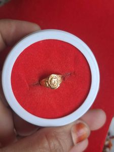 Gold Ring with Star Design for kids