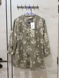 Utsa By Westside Grey Short Kurti
