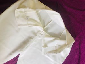 White Straight Leg Trousers- High waist