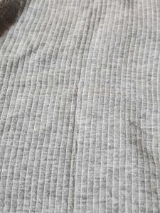 Grey Ribbed Sleeveless Tank Top warmer