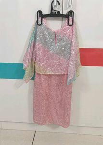 Sparkly Ombre Sequin dress 8-9years