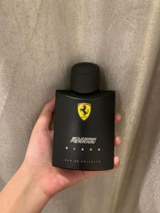 Ferrari Scuderia Black EDT empty bottle