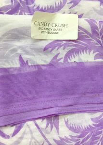 Pretty Purple New Saree
