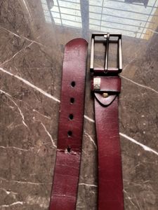 Men's Leather Belt Set