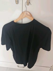 Mast &amp; Harbour Black Typography Tshirt